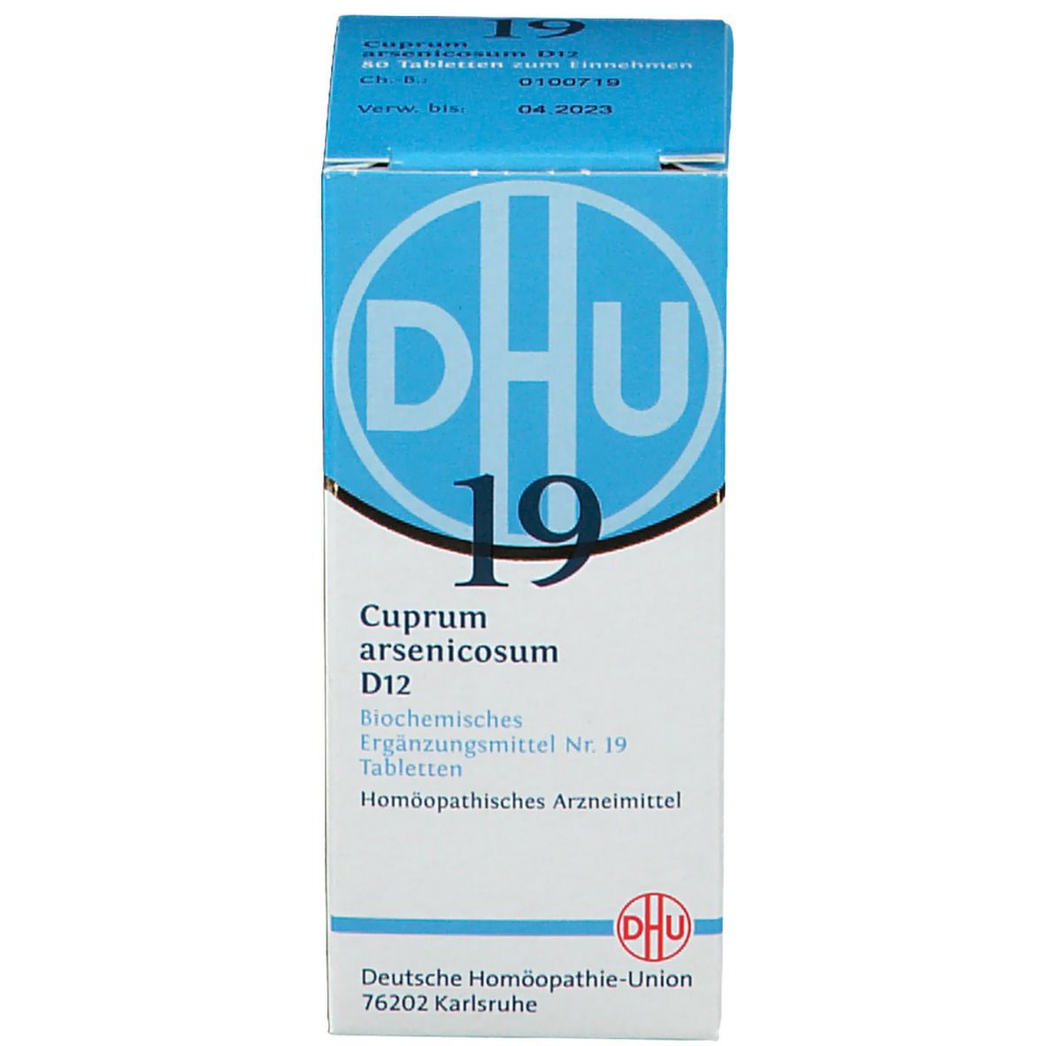 DHU Biochemie 19 Cuprum arsenicosum D12