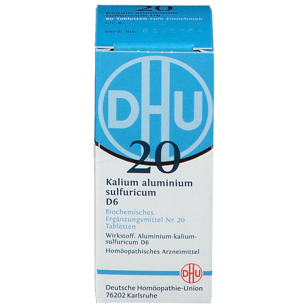DHU Biochemie 20 Kalium aluminium sulfuricum D6