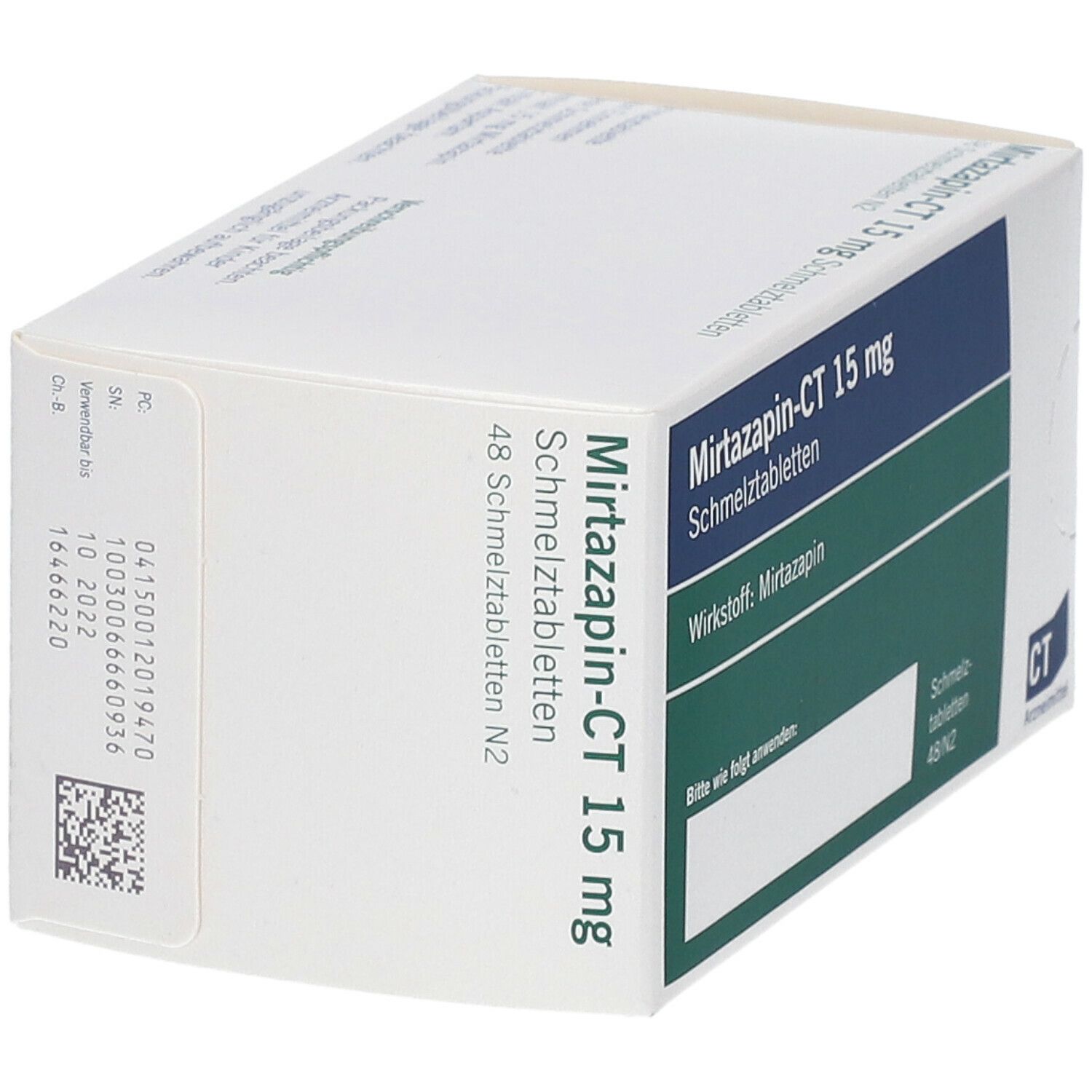 Mirtazapin-Ct 15 mg Schmelztabletten 48 St