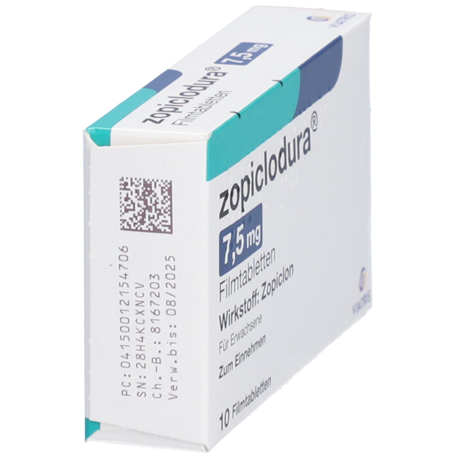 Zopiclodura 7,5 mg Filmtabletten 10 St