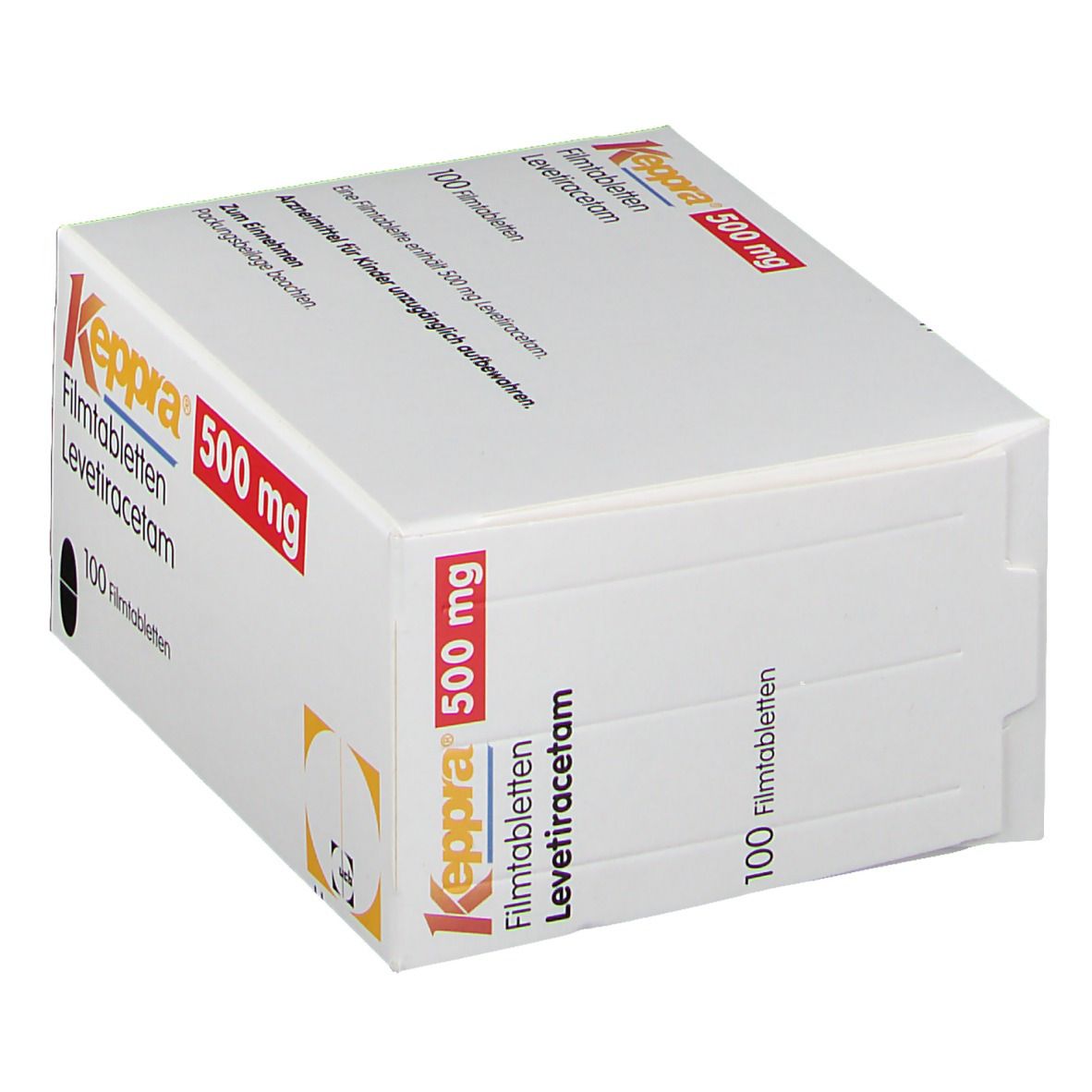 Keppra 500 mg Filmtabletten 100 St