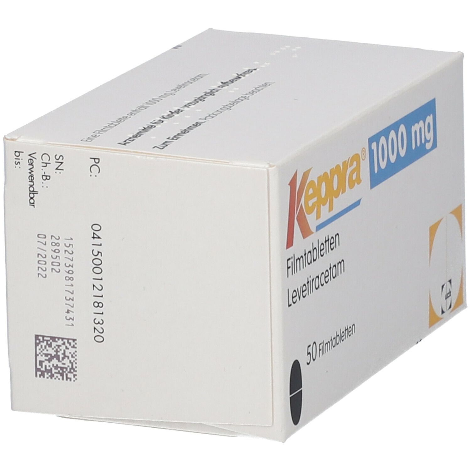 Keppra 1000 mg Filmtabletten 50 St