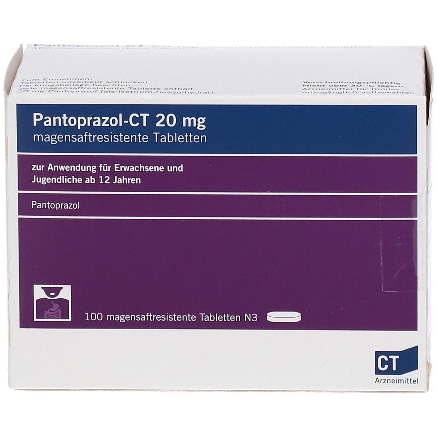 Pantoprazol - Ct 20Mg