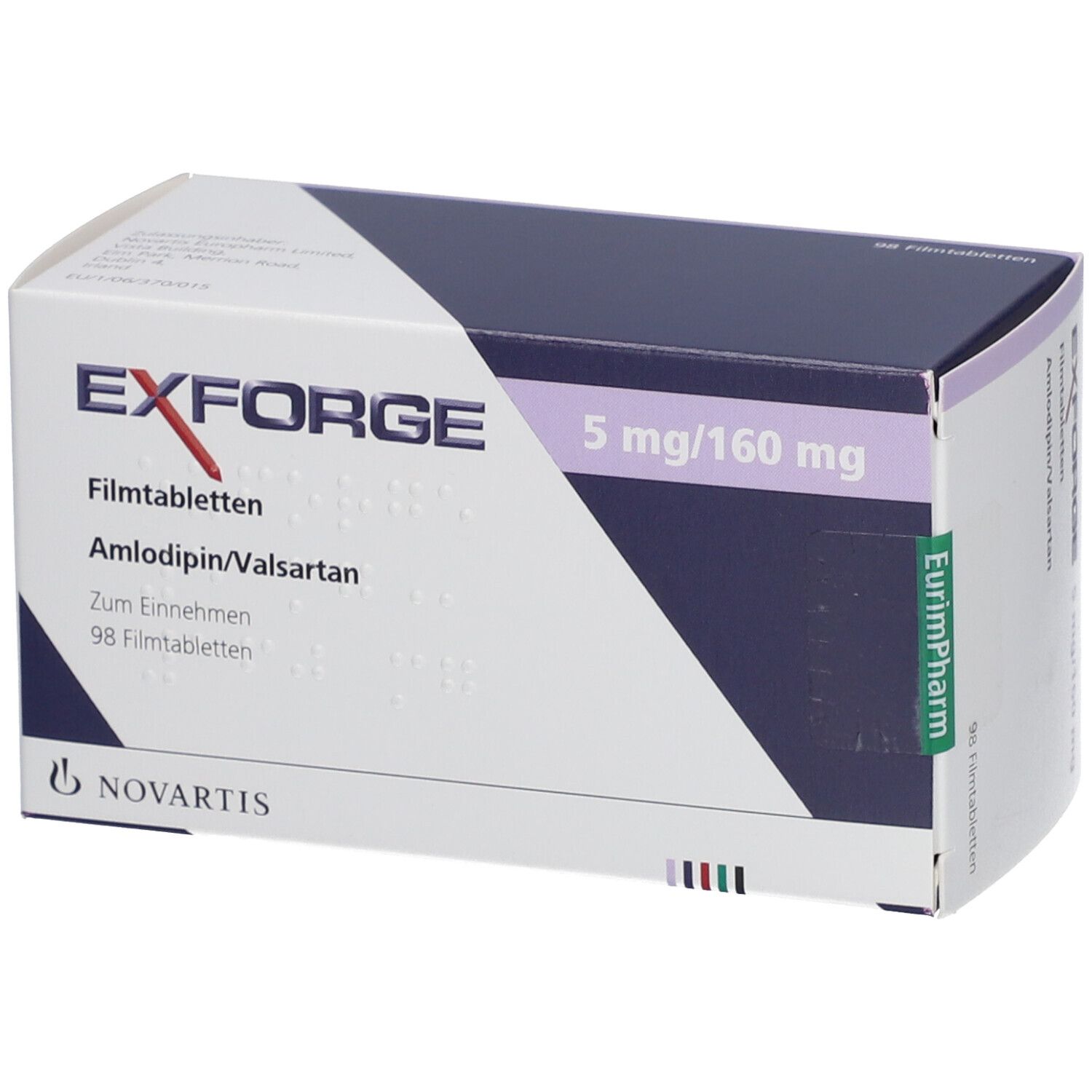 Exforge 5 mg/160 mg Filmtabletten 98 St