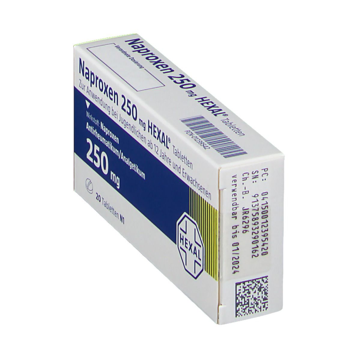 Naproxen 250 Hexal Tabletten 100 St