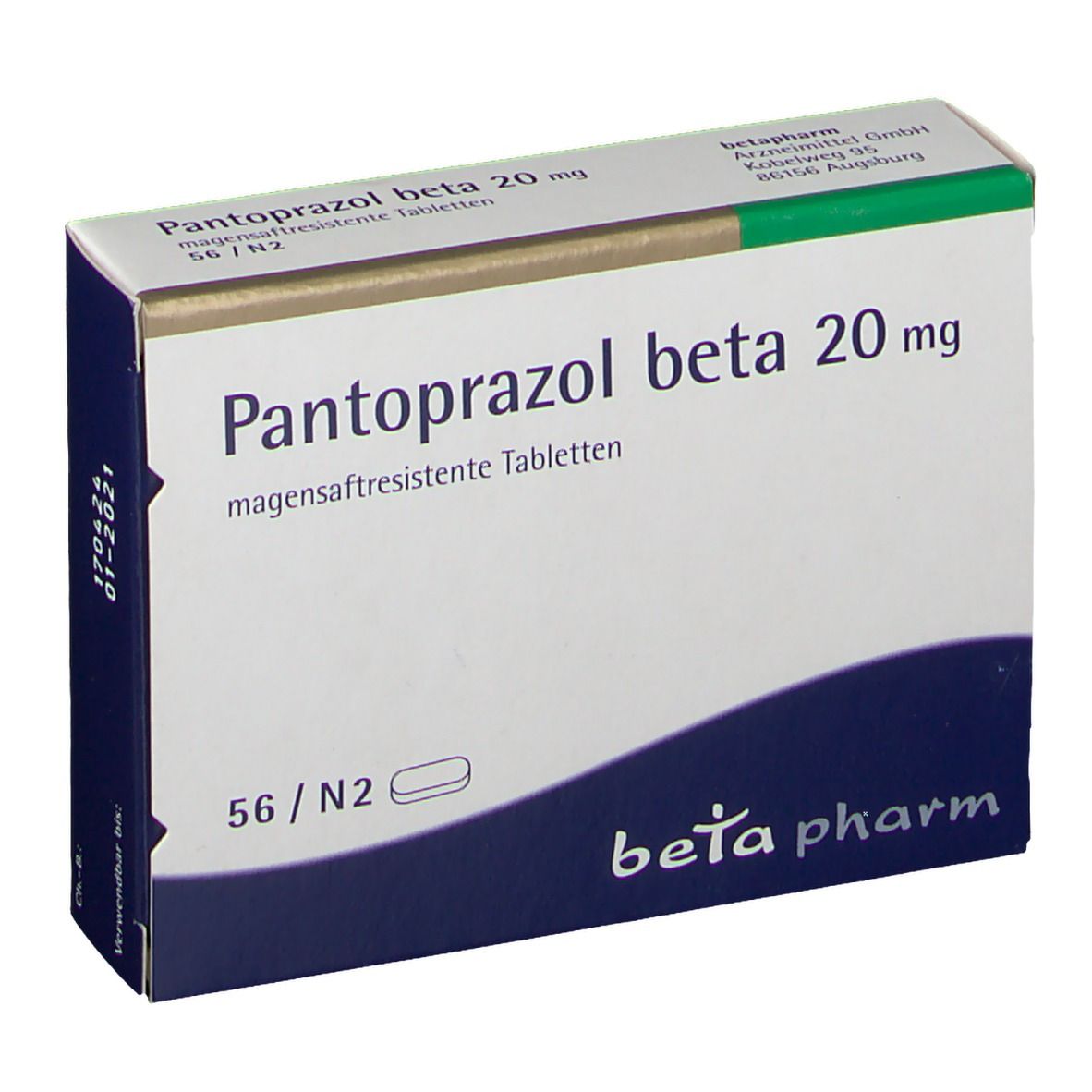 Pantoprazol beta 20 mg