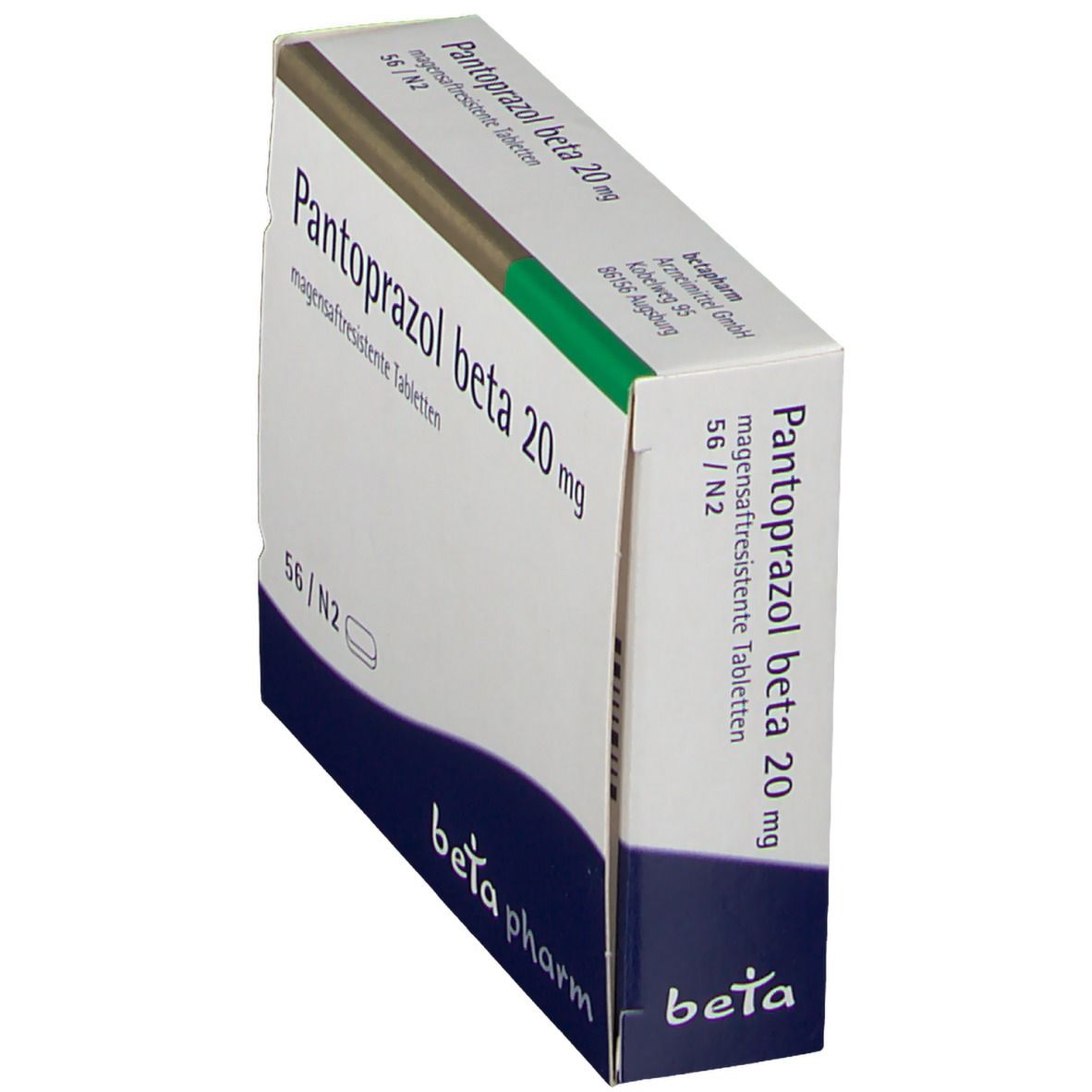Pantoprazol beta 20 mg