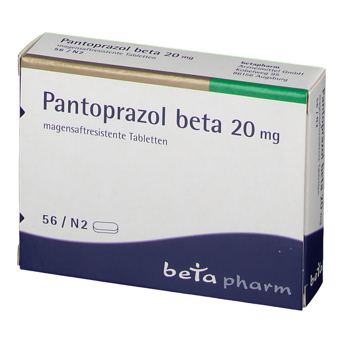 Pantoprazol beta 20 mg