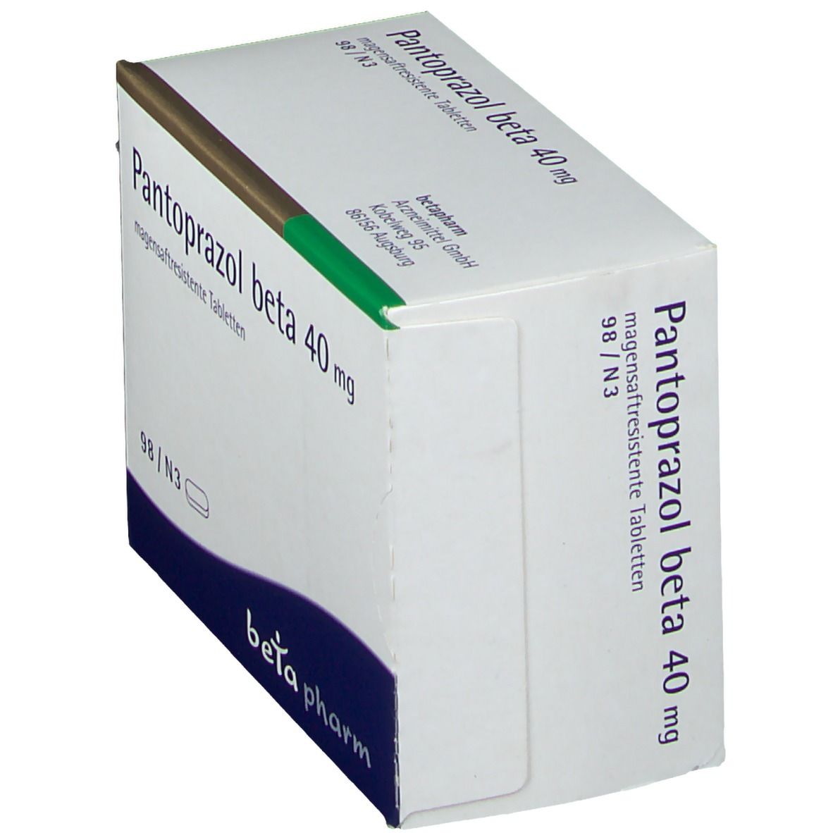 Pantoprazol beta 40 mg