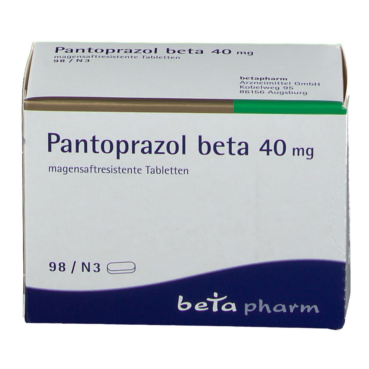 Pantoprazol beta 40 mg