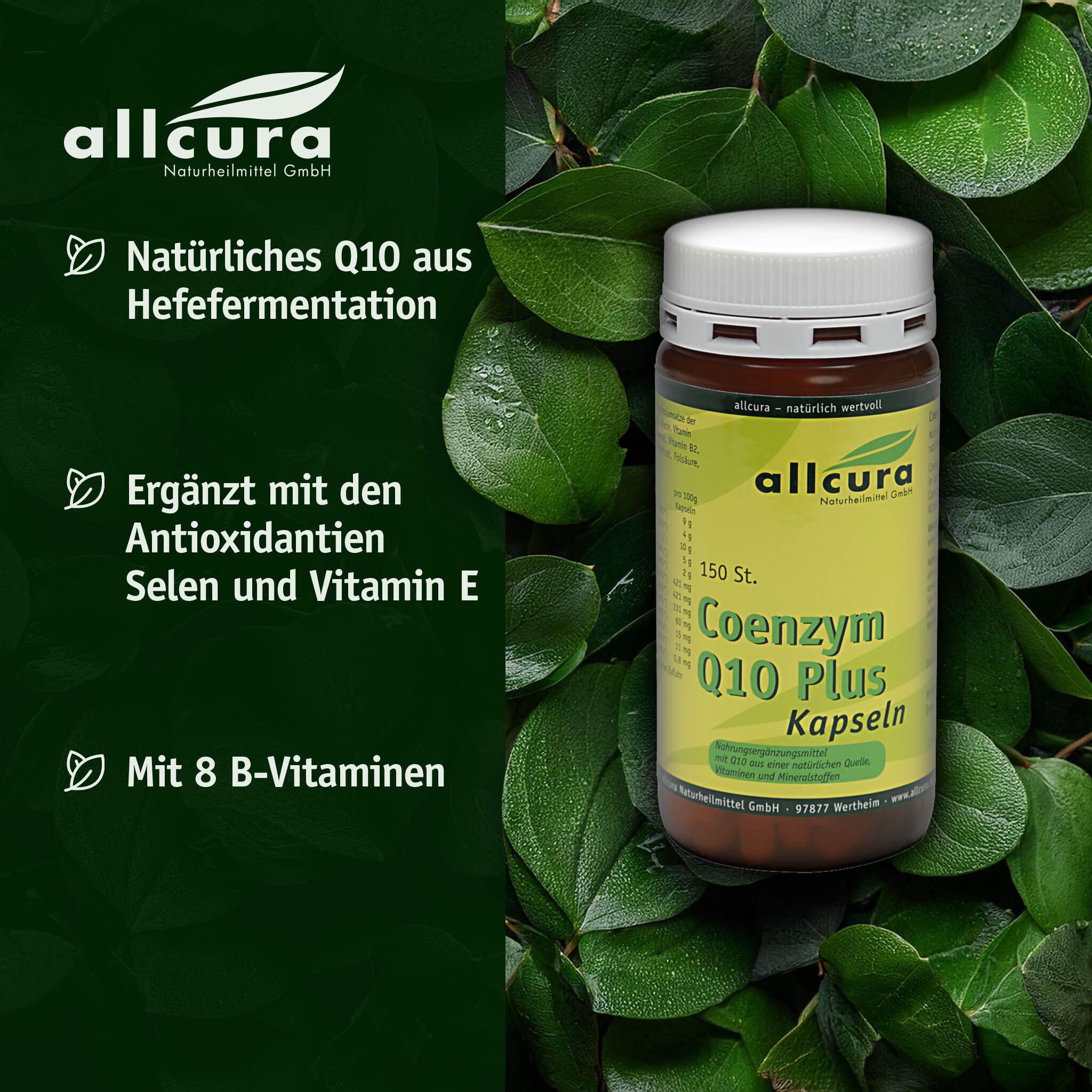 allcura Coenzym Q 10 plus Kapseln