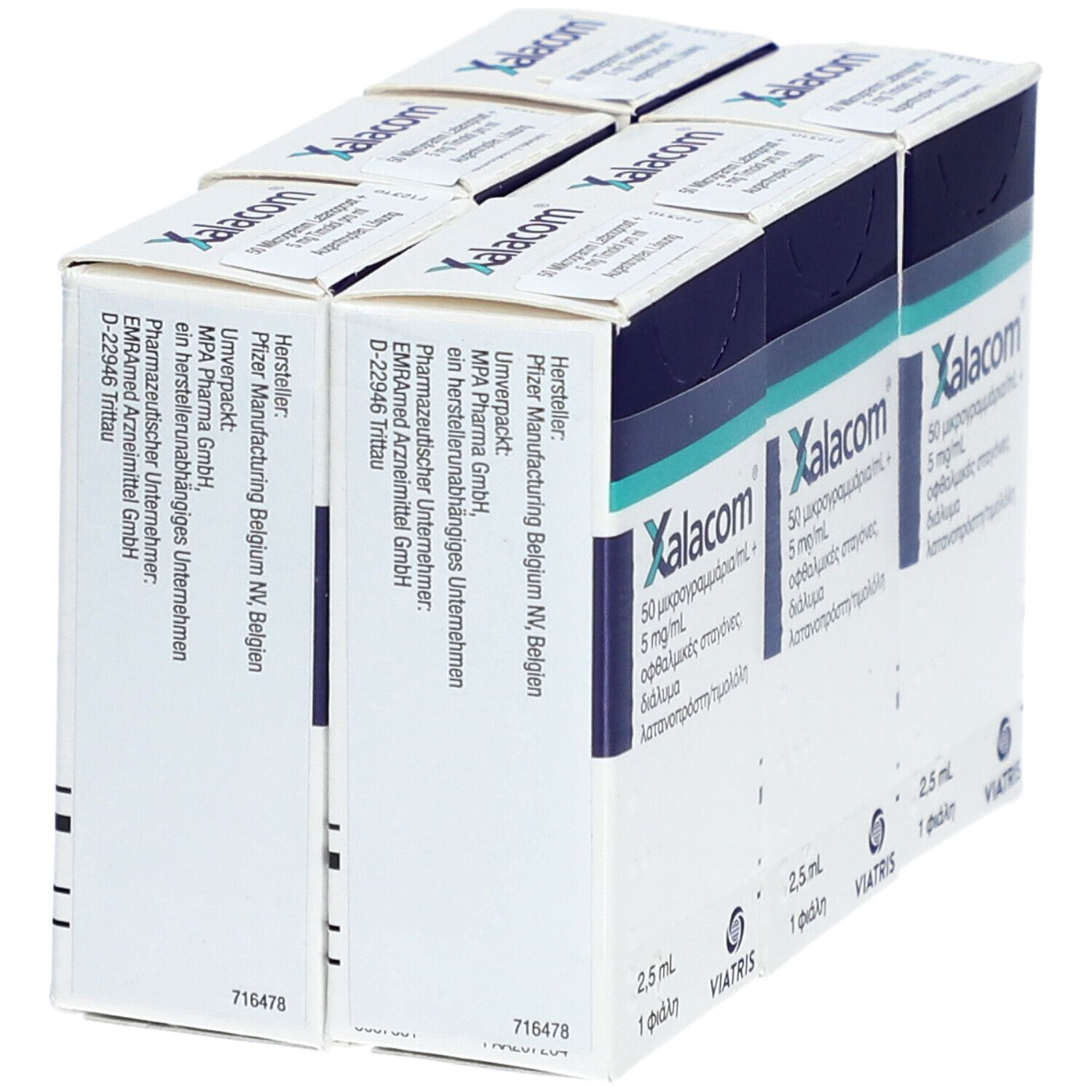 Xalacom Augentropfen 6x2,5 ml