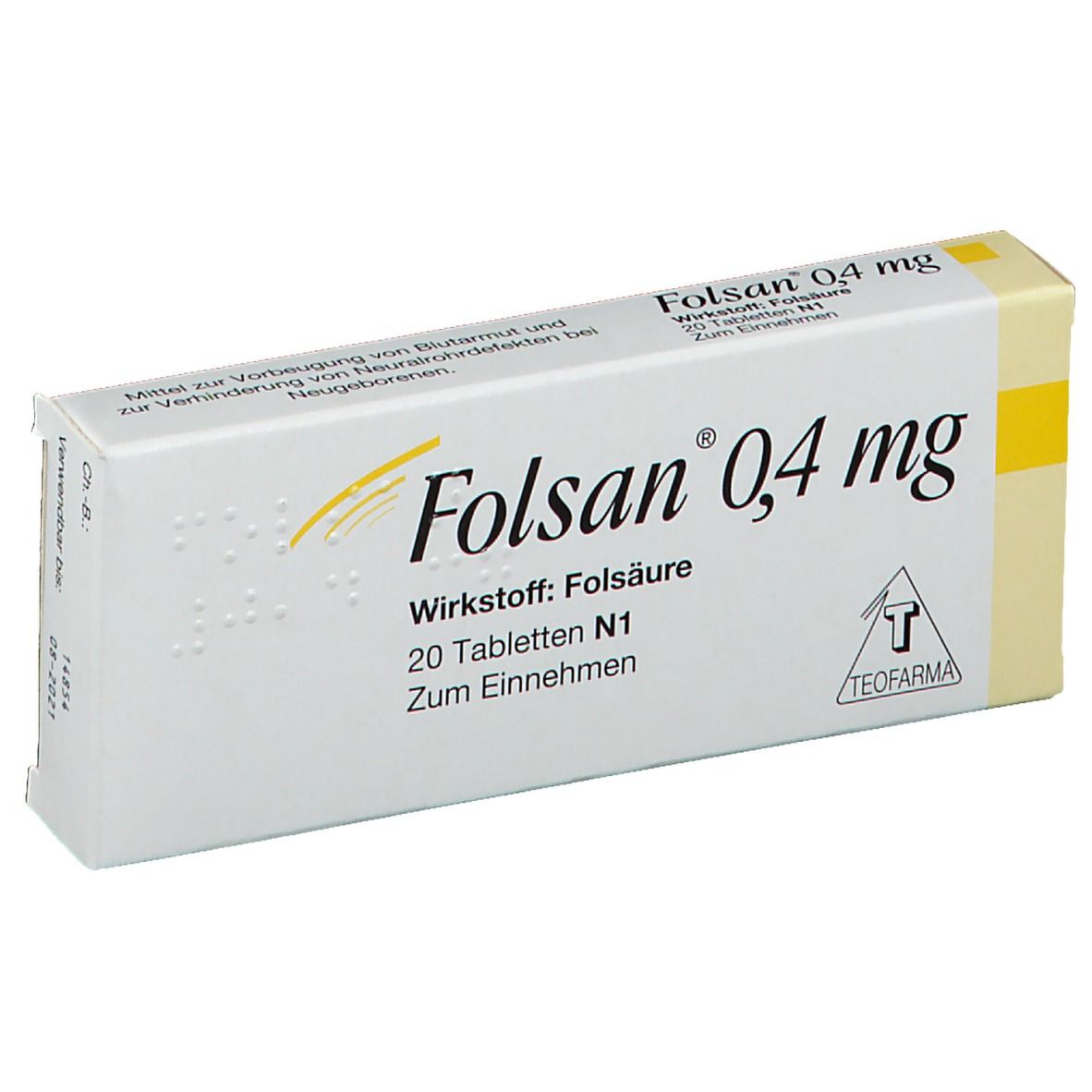 Folsan 0,4 mg Tabletten