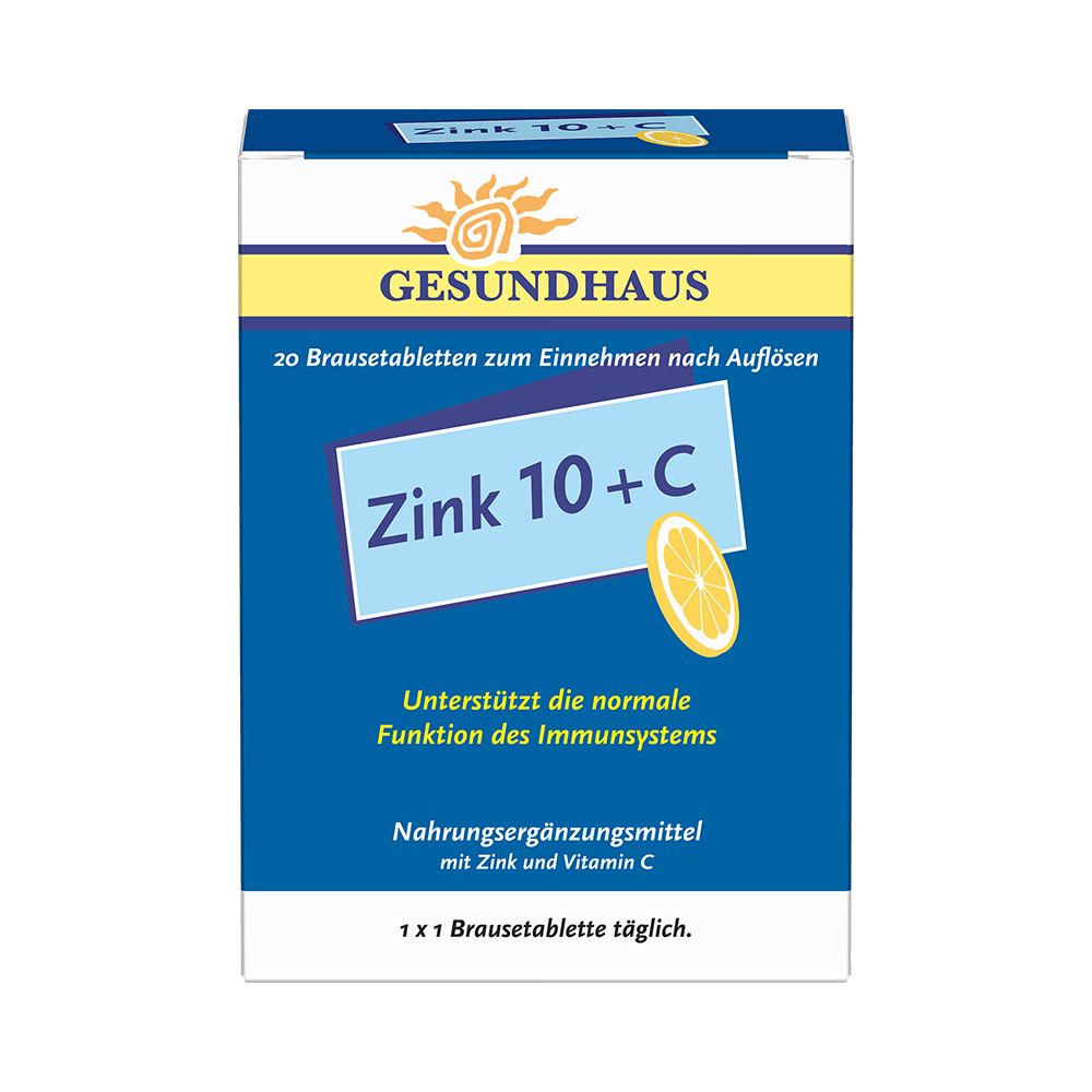 Zink 10 + C Brausetabletten