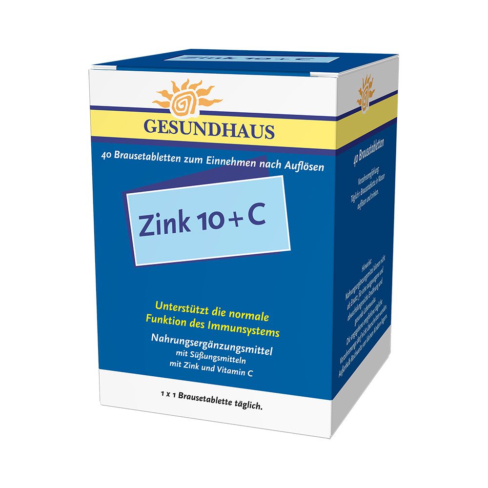 Zink 10 + C Brausetabletten