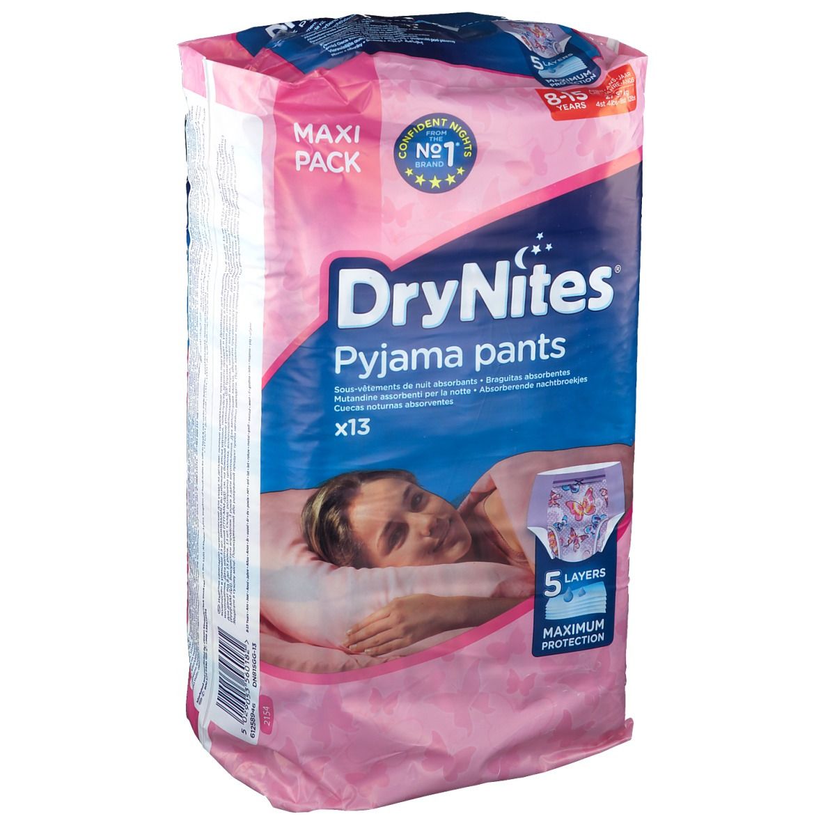 Huggies DryNites® 8 - 15 Jahre Mädchen