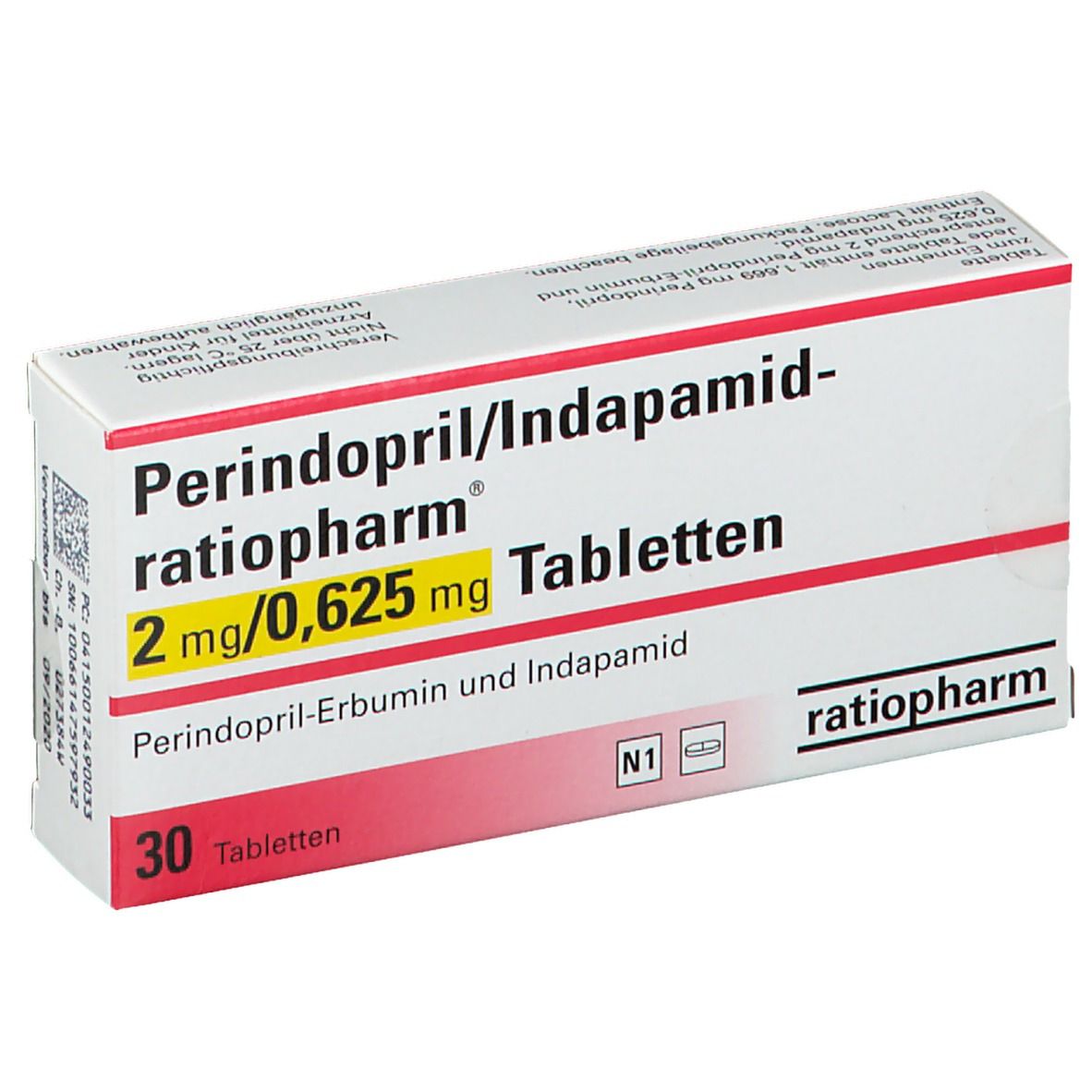 Perindopril/Indpamid-ratiopharm® 2 mg/0,625 mg