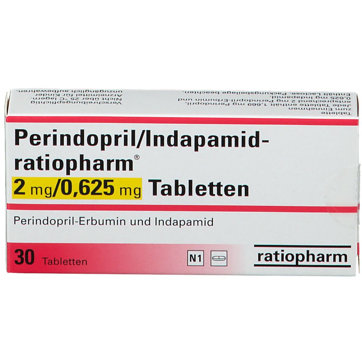 Perindopril/Indpamid-ratiopharm® 2 mg/0,625 mg