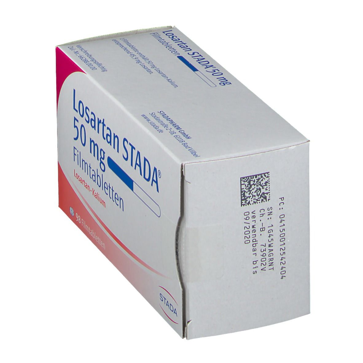 Losartan Stada 50 mg Filmtabletten 98 St