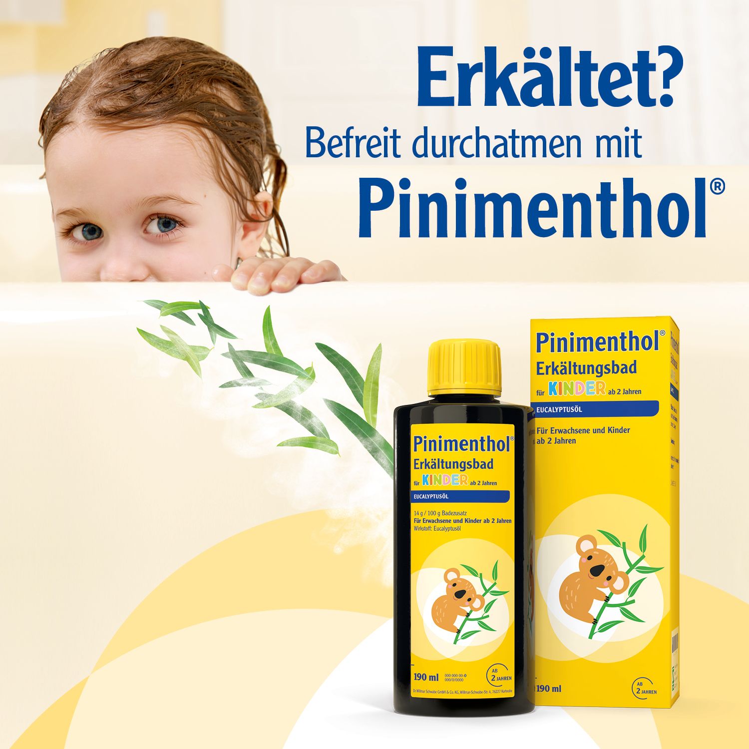 Pinimenthol® Erkältungsbad für Kinder ab 2 Jahren