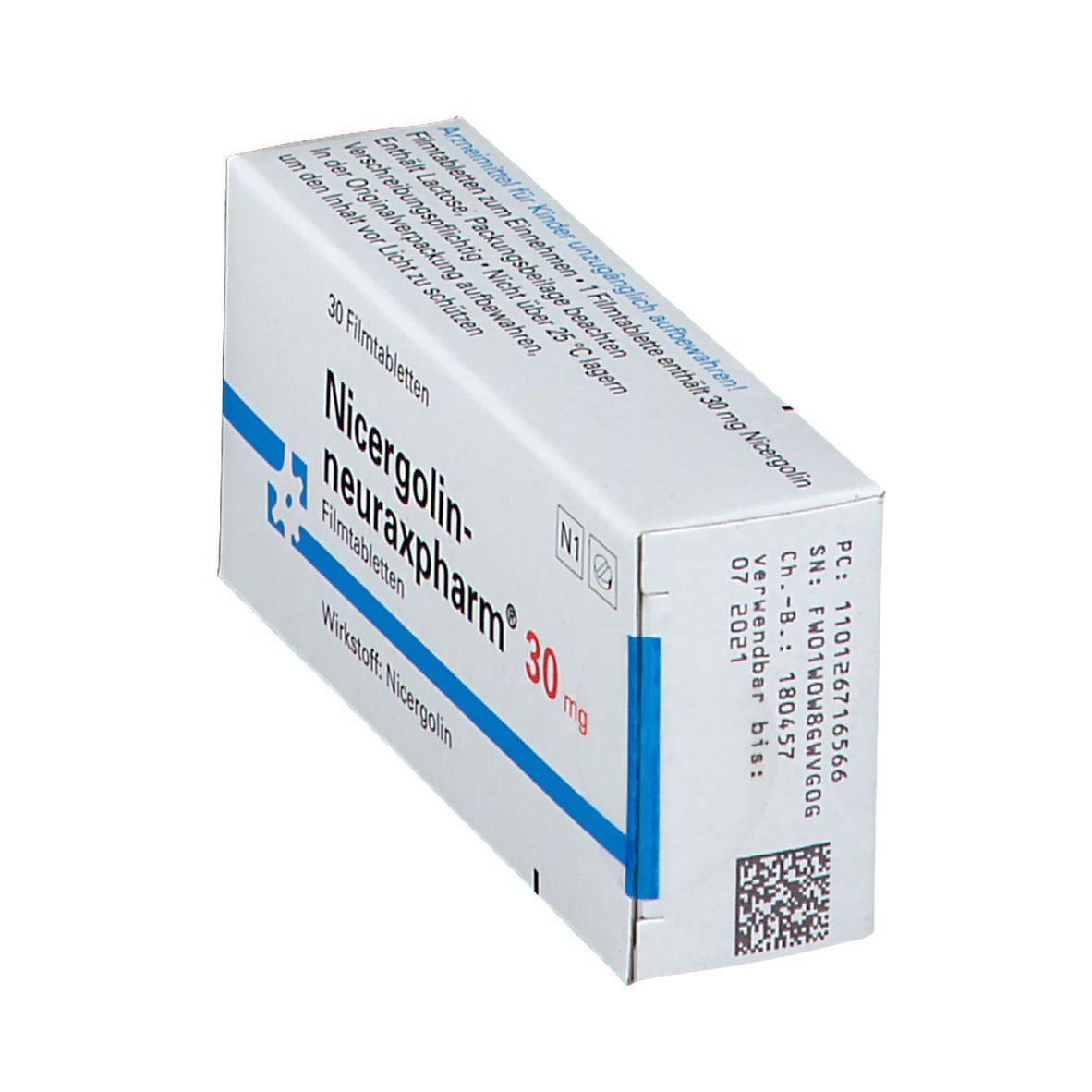 NICERGOLIN-neuraxpharm 30 mg Filmtabletten St