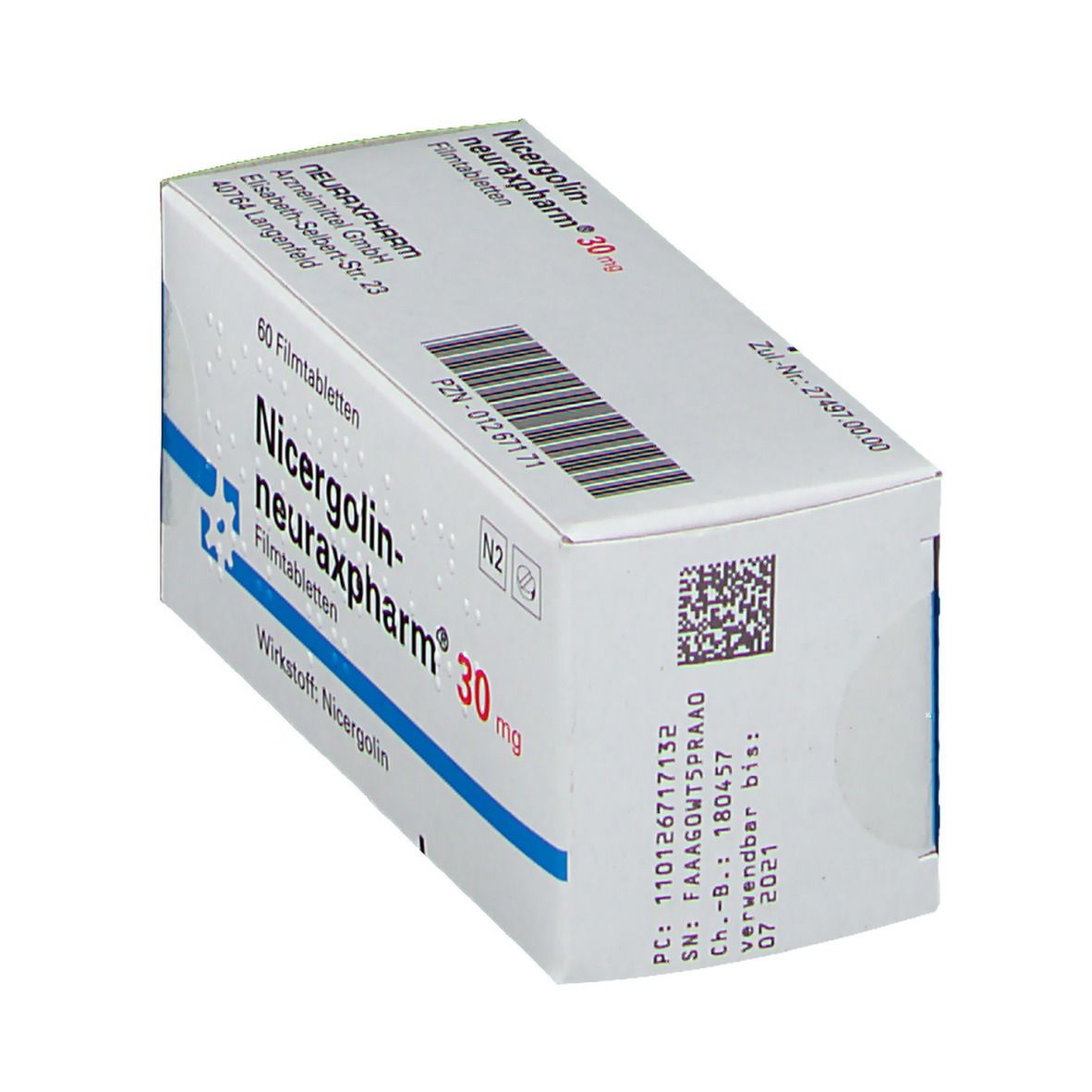 Nicergolin-neuraxpharm® 30 mg