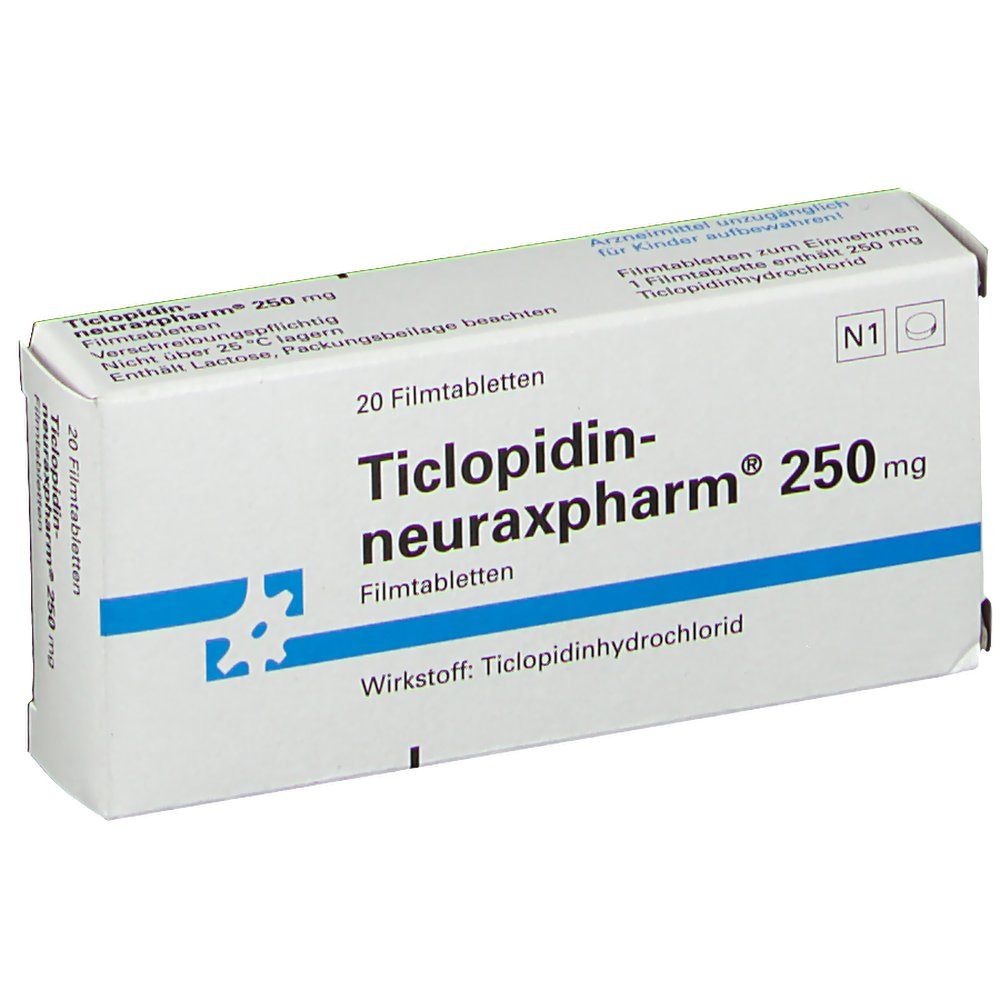 Ticlopidin-neuraxpharm® 250 mg