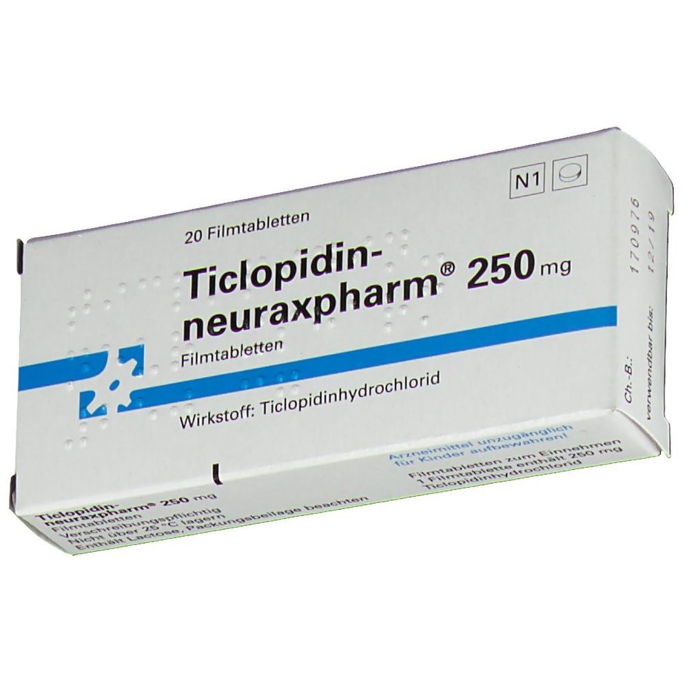Ticlopidin-neuraxpharm® 250 mg