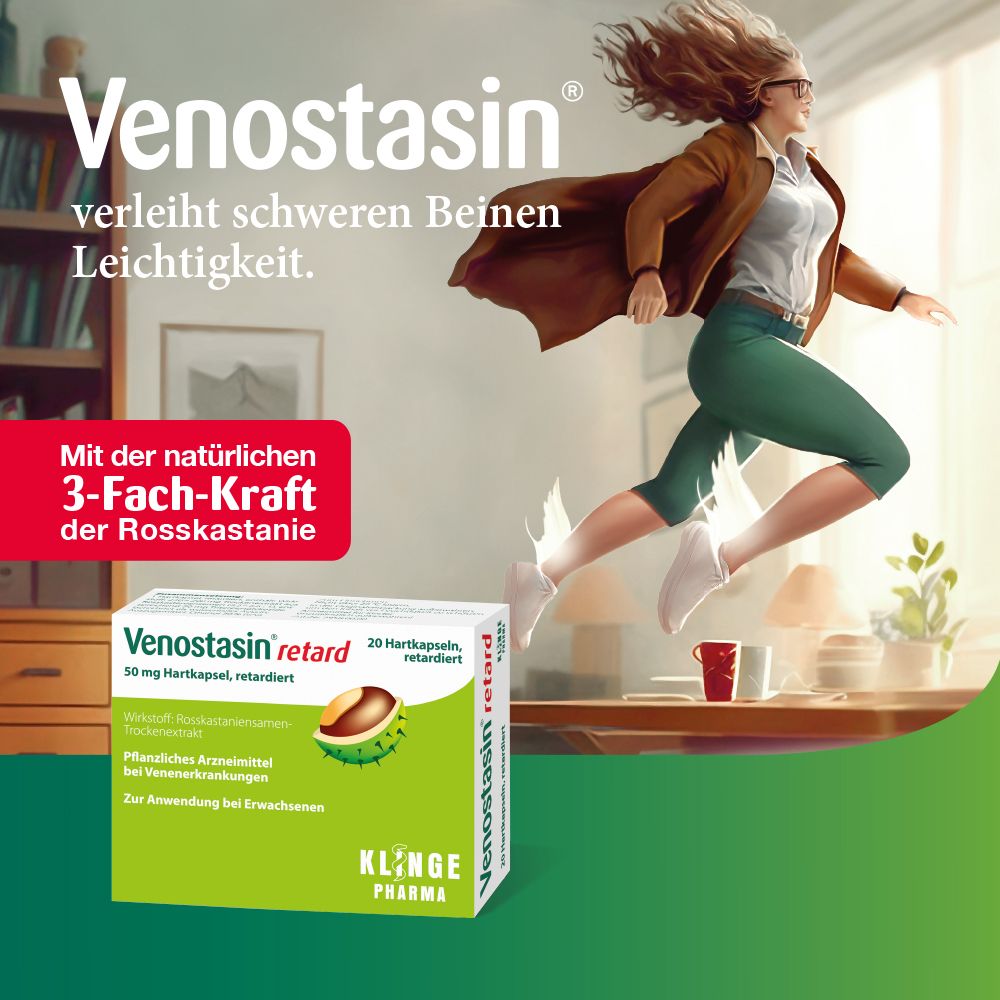 Venostasin® retard Kapseln 20 St. Rosskastanie bei Ödemen