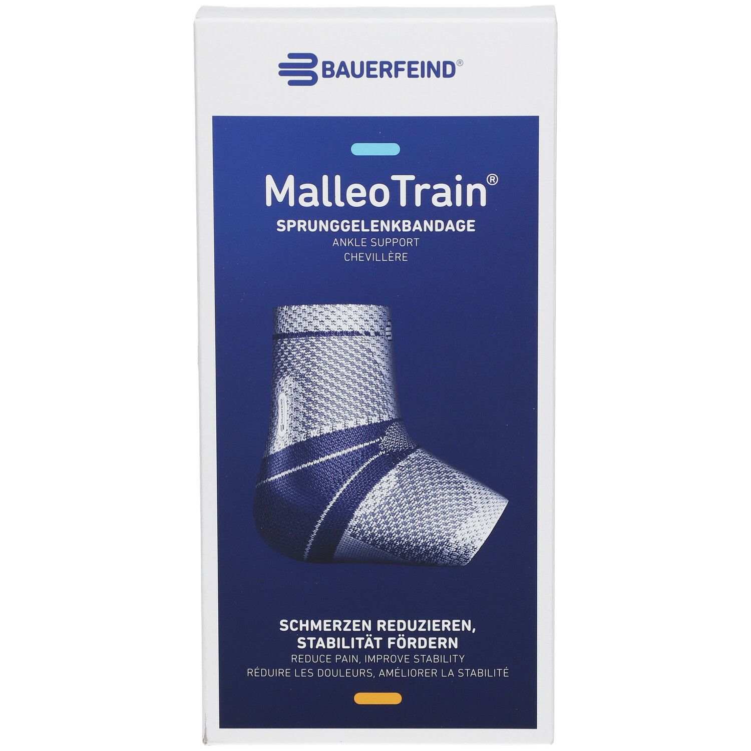 MalleoTrain® Sprunggelenkbandage links Gr.2 titan