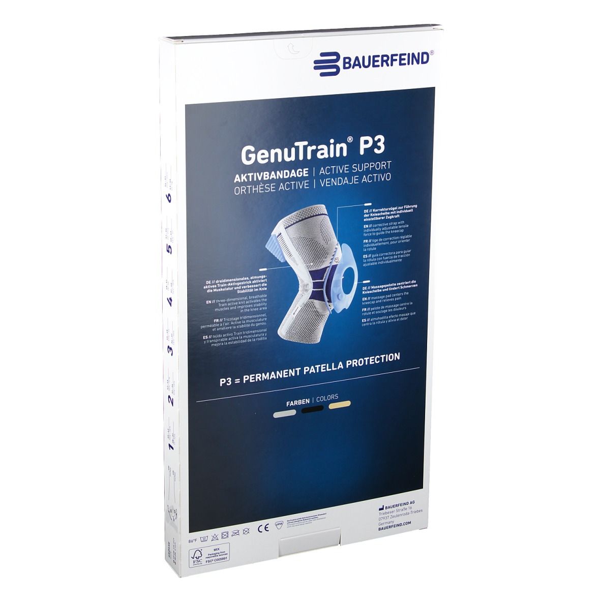 GenuTrain® P3 rechts Gr.3 titan
