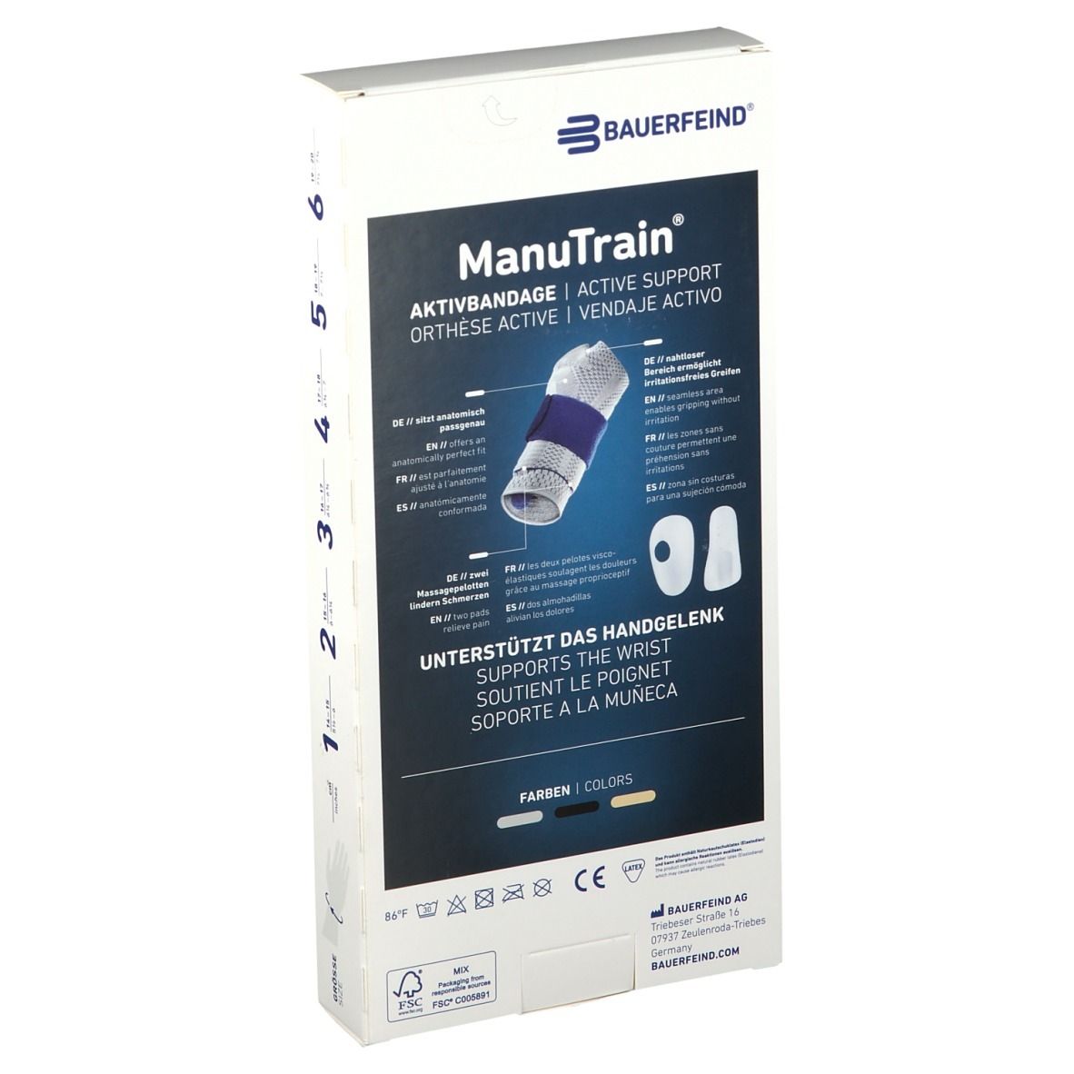 Manutrain Handgelenkb.3 rechts natur