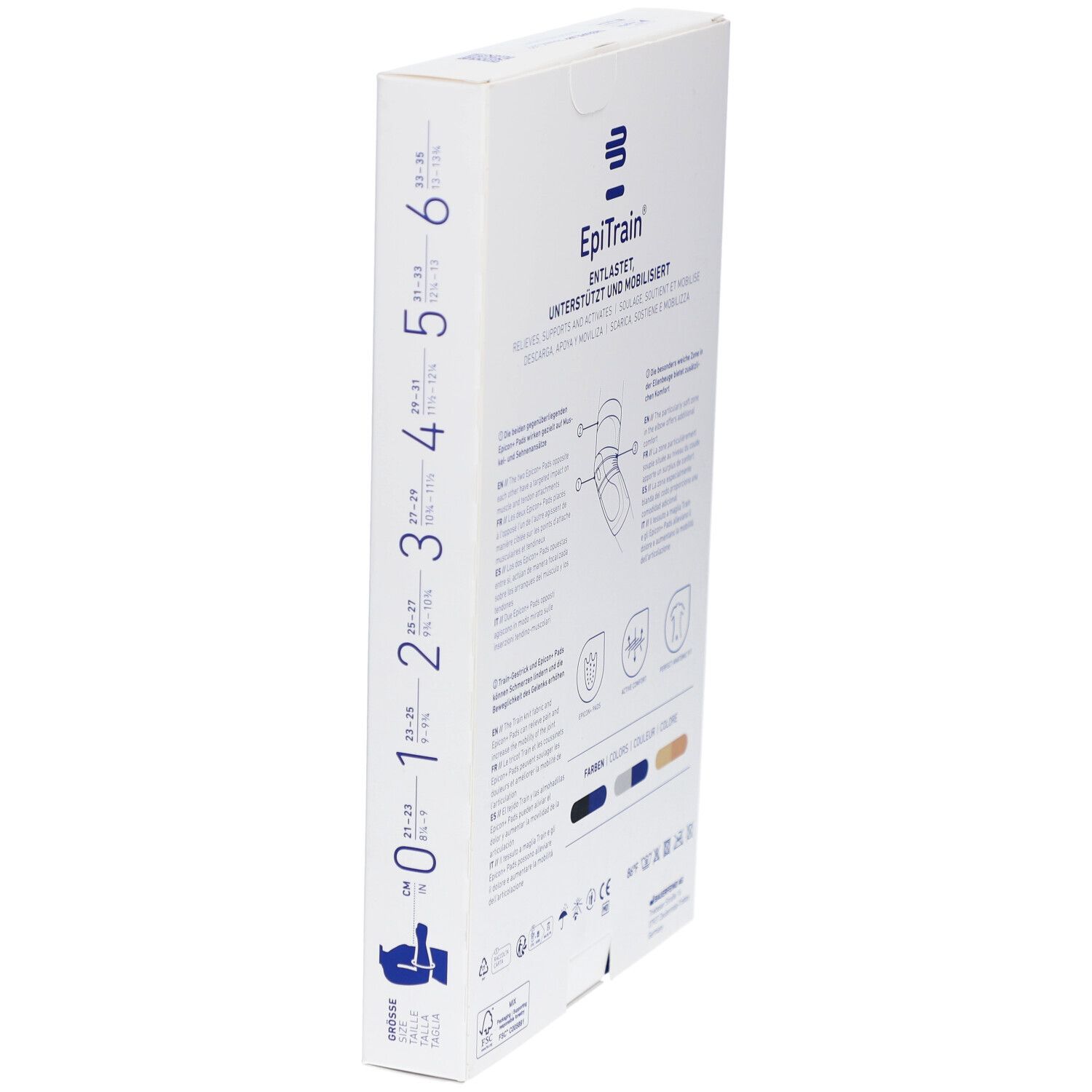 Epitrain® Aktiv Ellenbogenbandage Gr. 1 titan