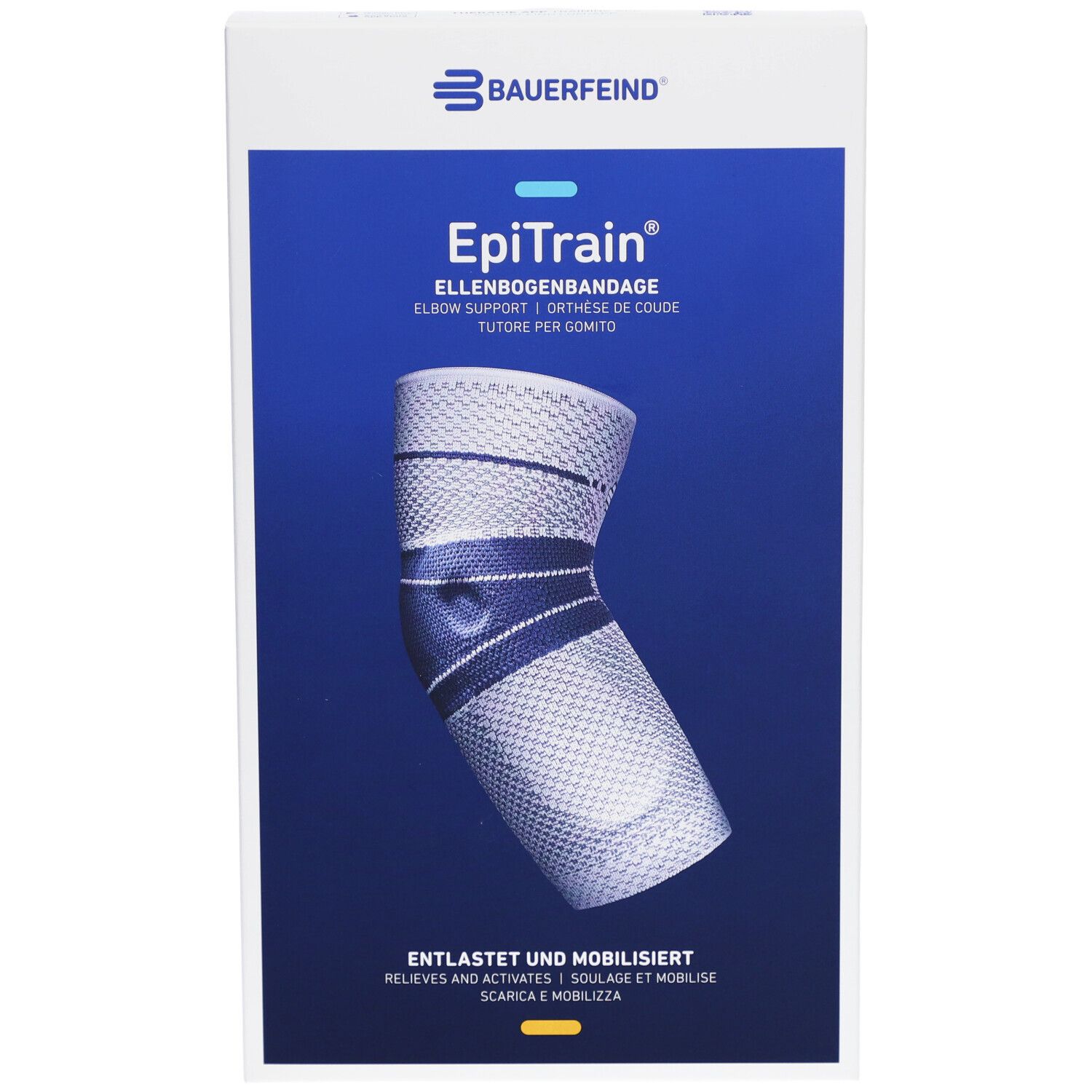 Epitrain® Aktiv Ellenbogenbandage Gr. 1 titan
