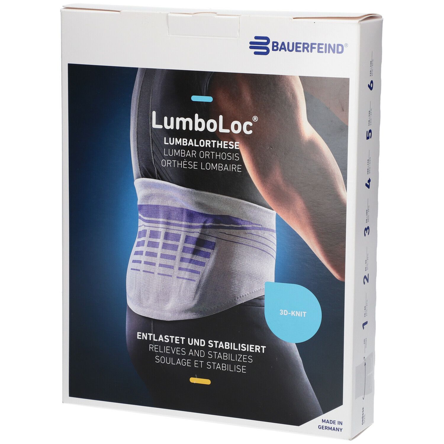 LumboLoc® Rückenstütz Bandage Gr.2 titan