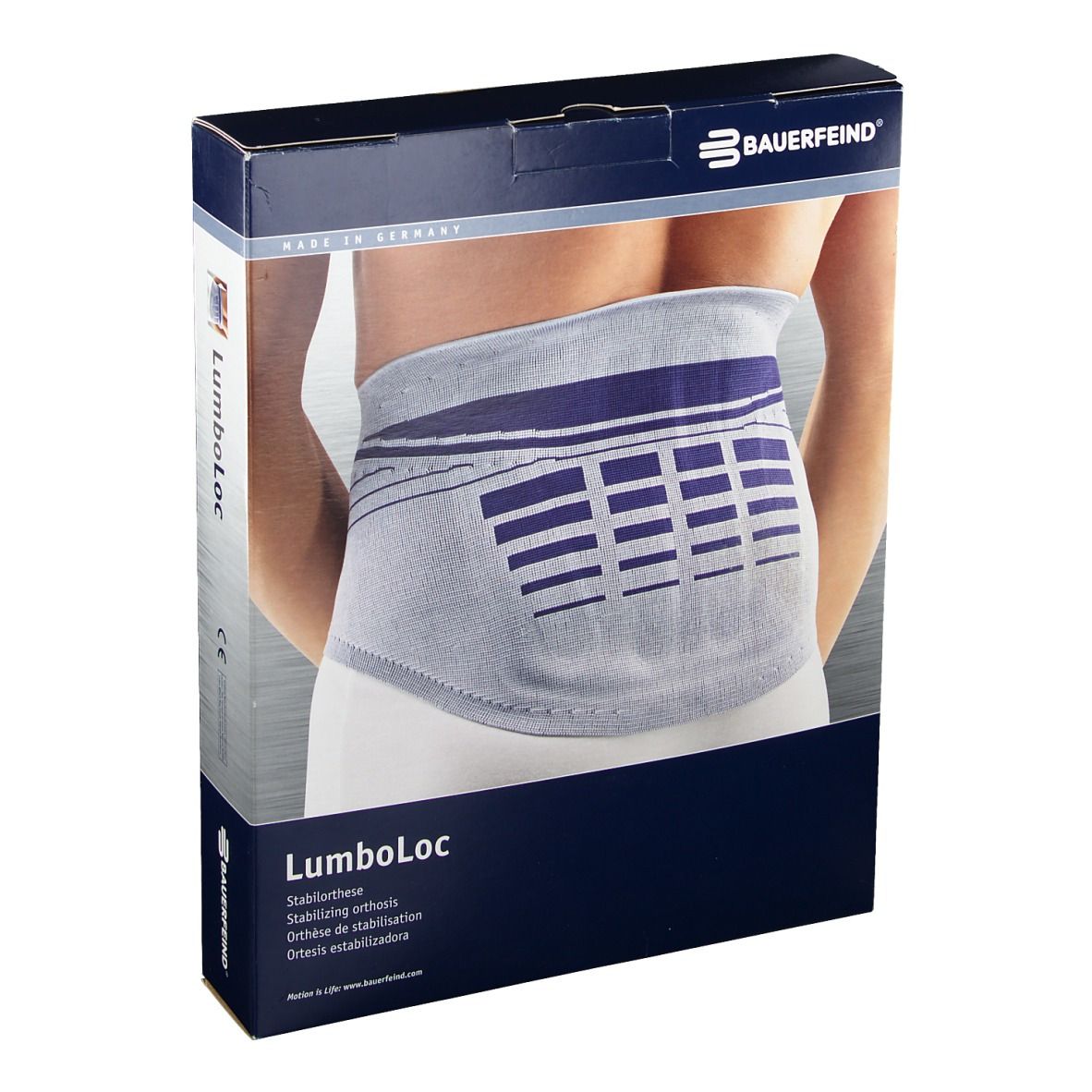 LumboLoc® Rückenstütz Bandage Gr.3 titan