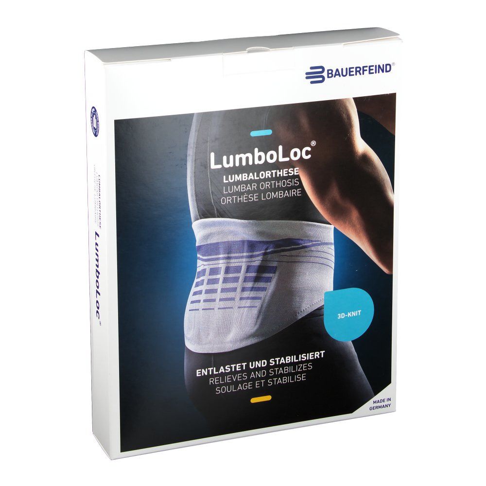 LumboLoc® Rückenstütz Bandage Gr.4 titan