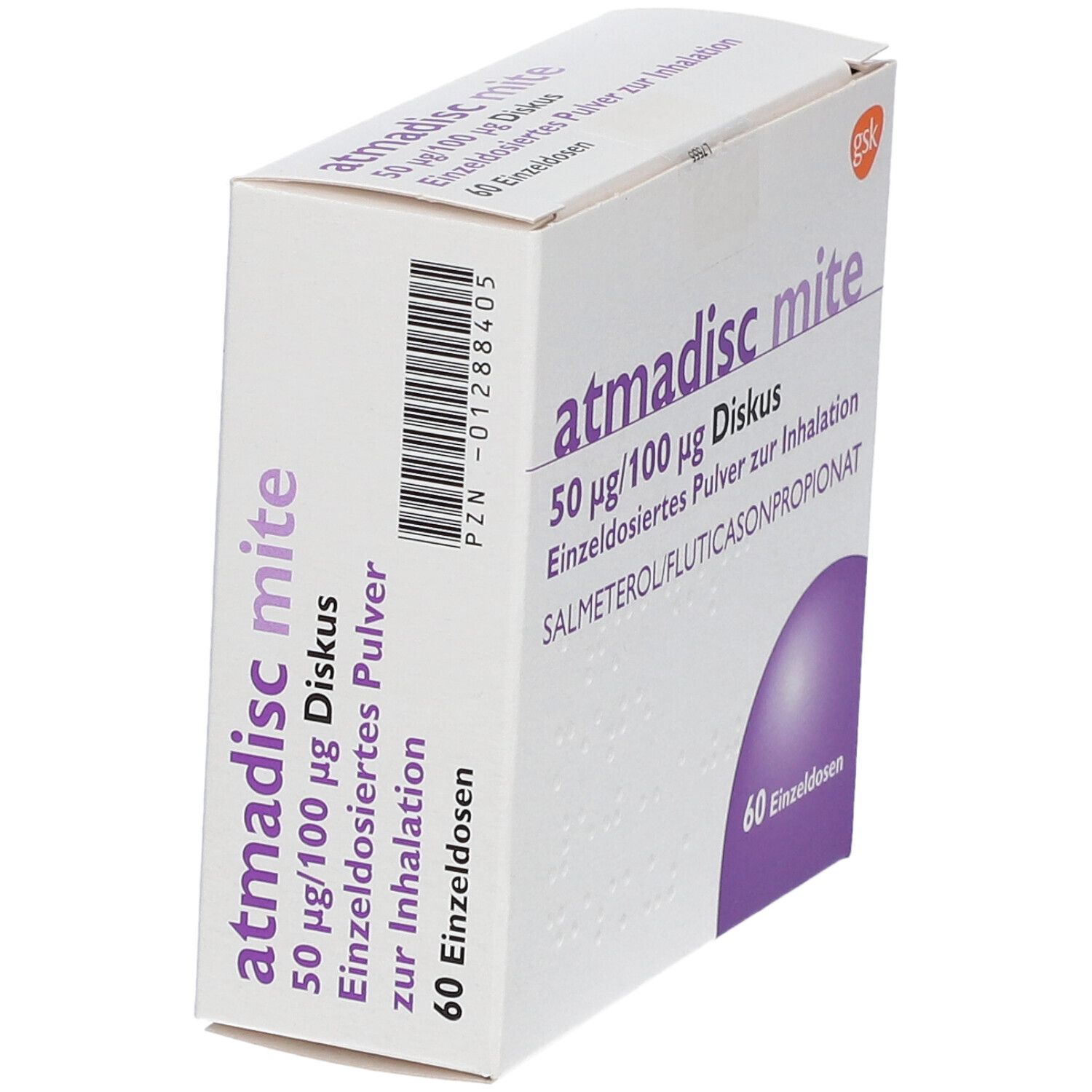 Atmadisc mite 50 µg/100 µg Diskus Einzeld.Inh.-P. 60 St Inhalationspulver