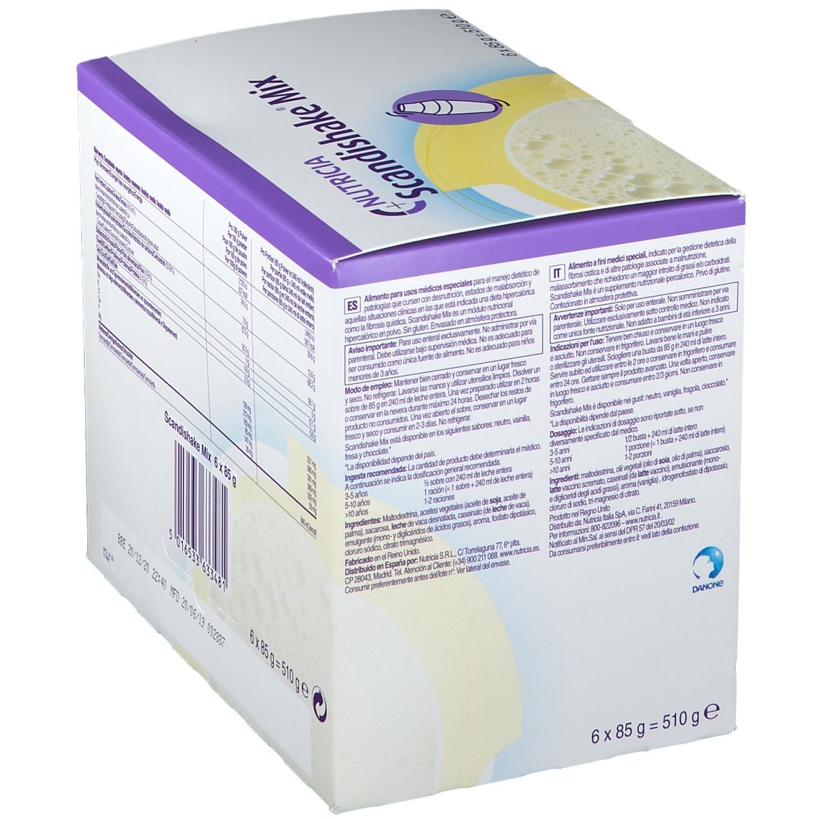 Scandishake Mix Vanille Pulver