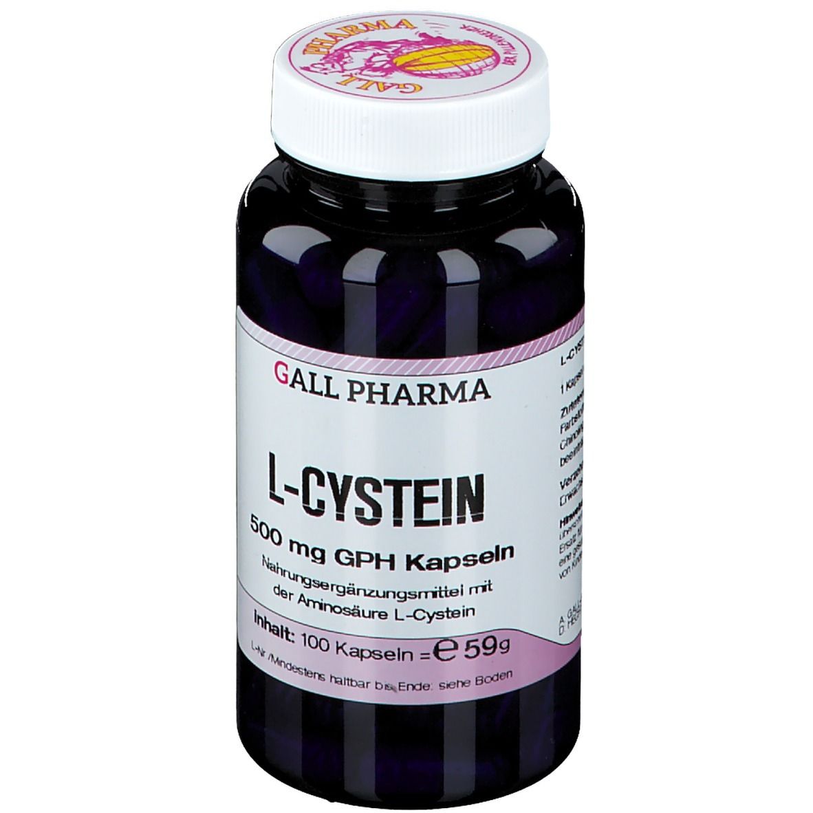 GALL PHARMA L-Cystein 500 mg GPH Kapseln