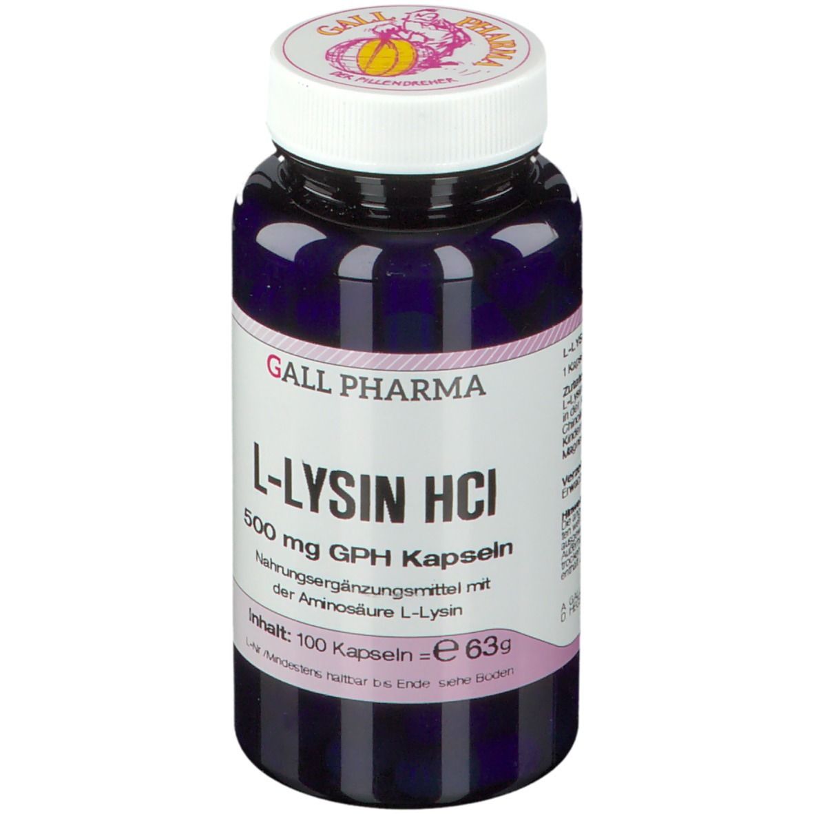 GALL PHARMA L-Lysin HCl 500 mg GPH Kapseln