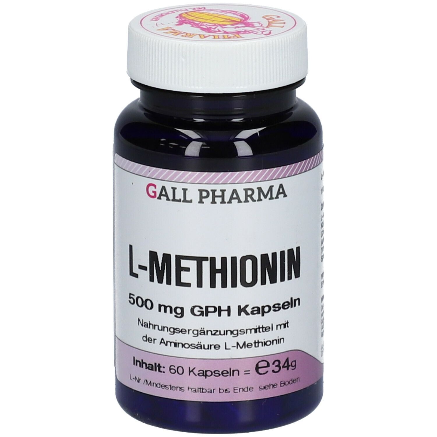 L-Methionin 500 mg GPH Kapseln