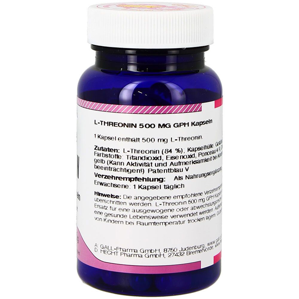 L-Threonin 500 mg GPH Kapseln