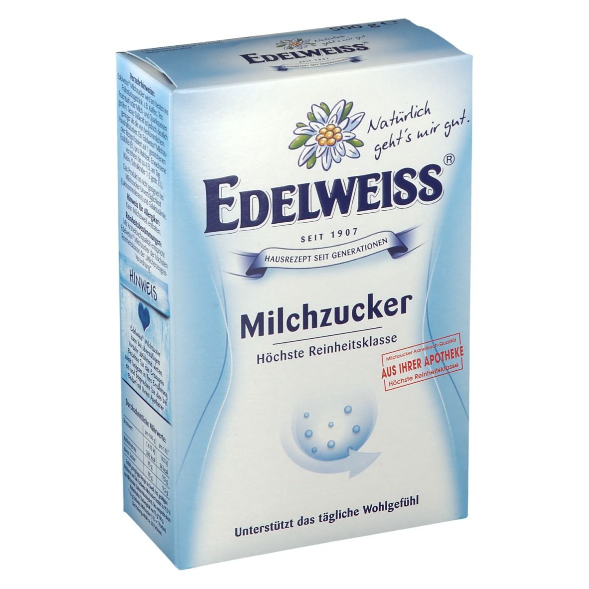 Edelweiss Sucre lactique