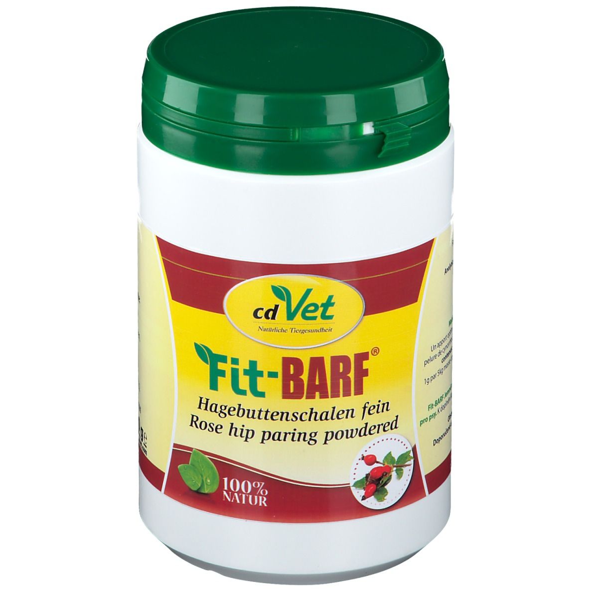 Fit-Barf Hagebuttenschalen fein Pulver f.Hunde 500 g