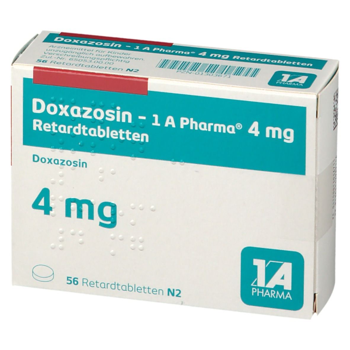 Doxazosin 1A Pharm 4Mg 