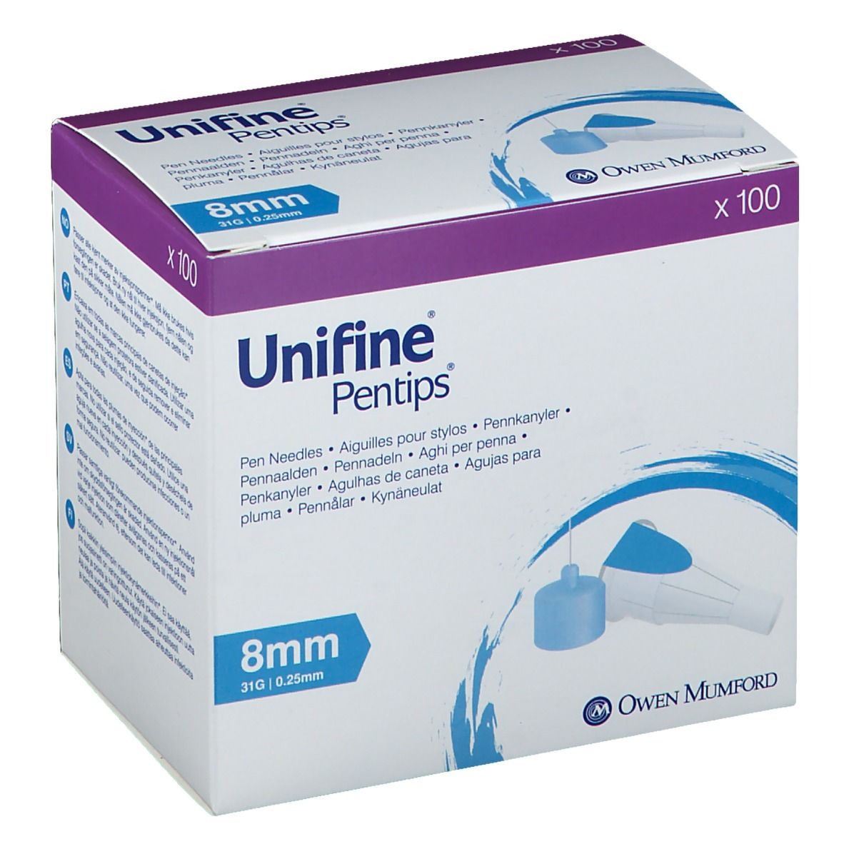 Unifine Pentips 8 mm 31 G Kanüle