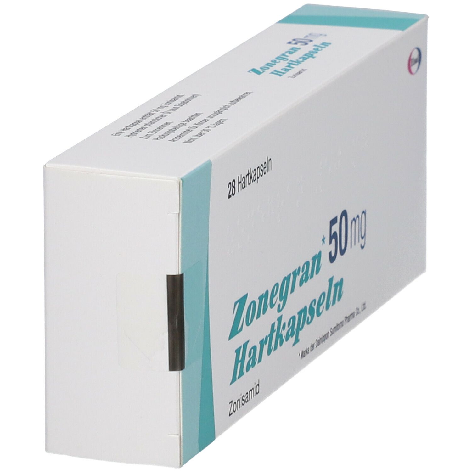 Zonegran 50 mg Hartkapseln 28 St