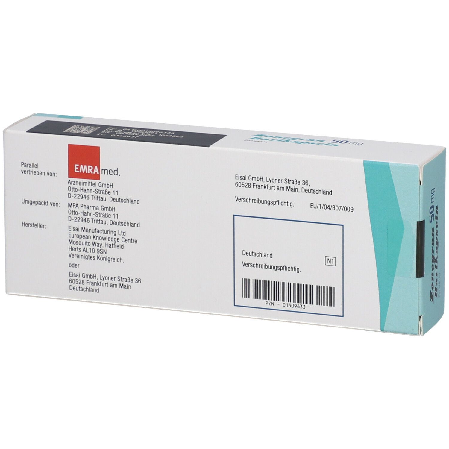 Zonegran 50 mg