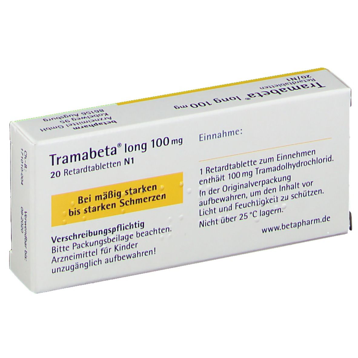 Tramabeta® long 100 mg